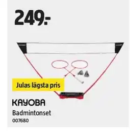 Jula KAYOBA Badmintonset erbjuda