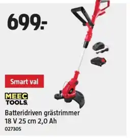 Jula MEEC TOOLS Batteridriven grästrimmer erbjuda