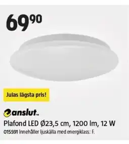Jula Plafond LED Ø23,5 cm, 1200 lm, 12 W erbjuda