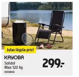 Jula KAYOBA Solstol erbjuda