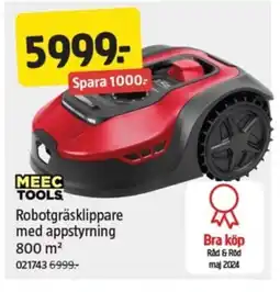Jula MEEC TOOLS Robotgräsklippare med appstyrning erbjuda