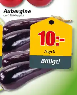 Extra Mjällby Stormarknad Aubergine erbjuda