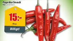 Extra Mjällby Stormarknad Paprika Snack erbjuda