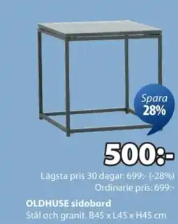 JYSK OLDHUSE sidobord erbjuda