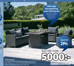 JYSK THISE loungeset erbjuda