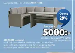 JYSK AGERMOSE loungeset erbjuda