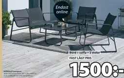 JYSK HORNSLET loungeset erbjuda