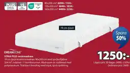 JYSK DREAMZONE STRIA PS25 resårmadrass erbjuda