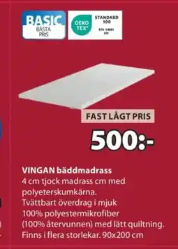 JYSK VINGAN bäddmadrass erbjuda