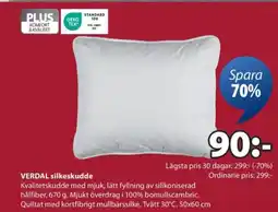 JYSK VERDAL silkeskudde erbjuda