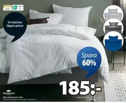JYSK NELL påslakanset i satin erbjuda