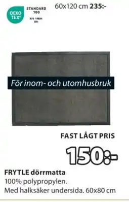 JYSK FRYTLE dörrmatta erbjuda