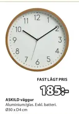 JYSK ASKILD väggur erbjuda