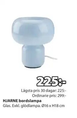 JYSK HJARNE bordslampa erbjuda