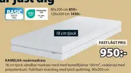 JYSK KAMELVA resårmadrass erbjuda