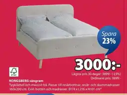 JYSK KONGSBERG sängram erbjuda
