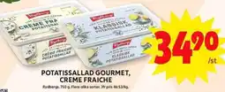 ICA Maxi Rydbergs Potatissallad gourmet, creme fraiche erbjuda
