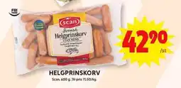 ICA Maxi Helgprinskorv erbjuda