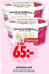 ICA Maxi Gräddglass erbjuda