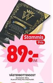 ICA Maxi Västerbottensost erbjuda