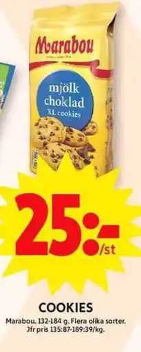 ICA Maxi Marabou Cookies erbjuda