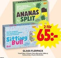 ICA Maxi Glass flerpack erbjuda