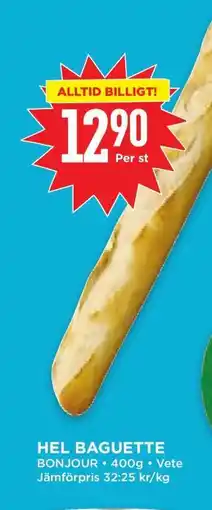 Willys Hel baguette erbjuda