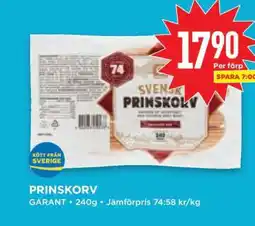 Willys PRINSKORV erbjuda