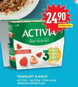 Willys Yoghurt 4-Pack erbjuda