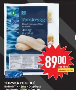 Willys Torskryggfilé erbjuda