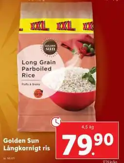 Lidl Golden Sun Långkornigt ris erbjuda