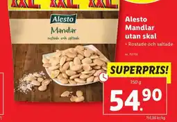 Lidl Alesto Mandlar utan skal erbjuda