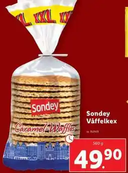 Lidl Sondey Våffelkex erbjuda