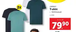Lidl LIVERGY T-shirt erbjuda