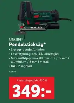 Lidl PARKSIDE Pendelsticksåg erbjuda