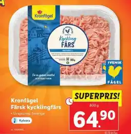 Lidl Kronfågel färsk kycklingfärs erbjuda