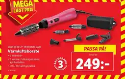 Lidl SILVERCREST PERSONAL CARE Varmuftsborste erbjuda