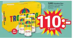 DollarStore Läsk Trocadero Zero erbjuda
