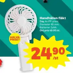 Stora Coop Handhållen fläkt erbjuda