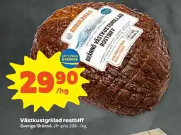 Stora Coop Västkustgrillad rostbiff erbjuda