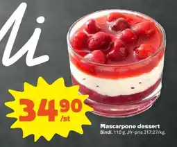 Stora Coop Mascarpone dessert erbjuda