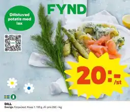 Coop Dillstuvad potatis med lax erbjuda