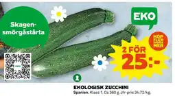Coop EKOLIGISK ZUCCHINI erbjuda