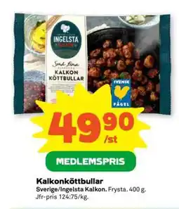 Stora Coop Kalkonköttbullar erbjuda