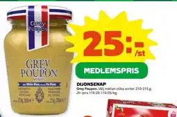 Coop Grey Poupon Dijon Senap erbjuda