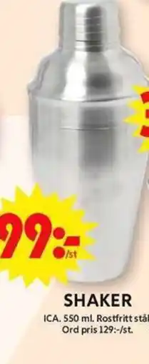 ICA Maxi ICA Shaker erbjuda