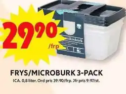 ICA Maxi ICA Frys/microburk erbjuda