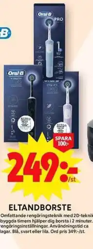 ICA Maxi ORAL-B Eltandborste erbjuda