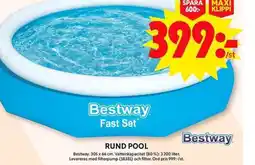 ICA Maxi Bestway Rund pool erbjuda