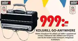 ICA Maxi WEBER Kolgrill go-anywhere erbjuda
